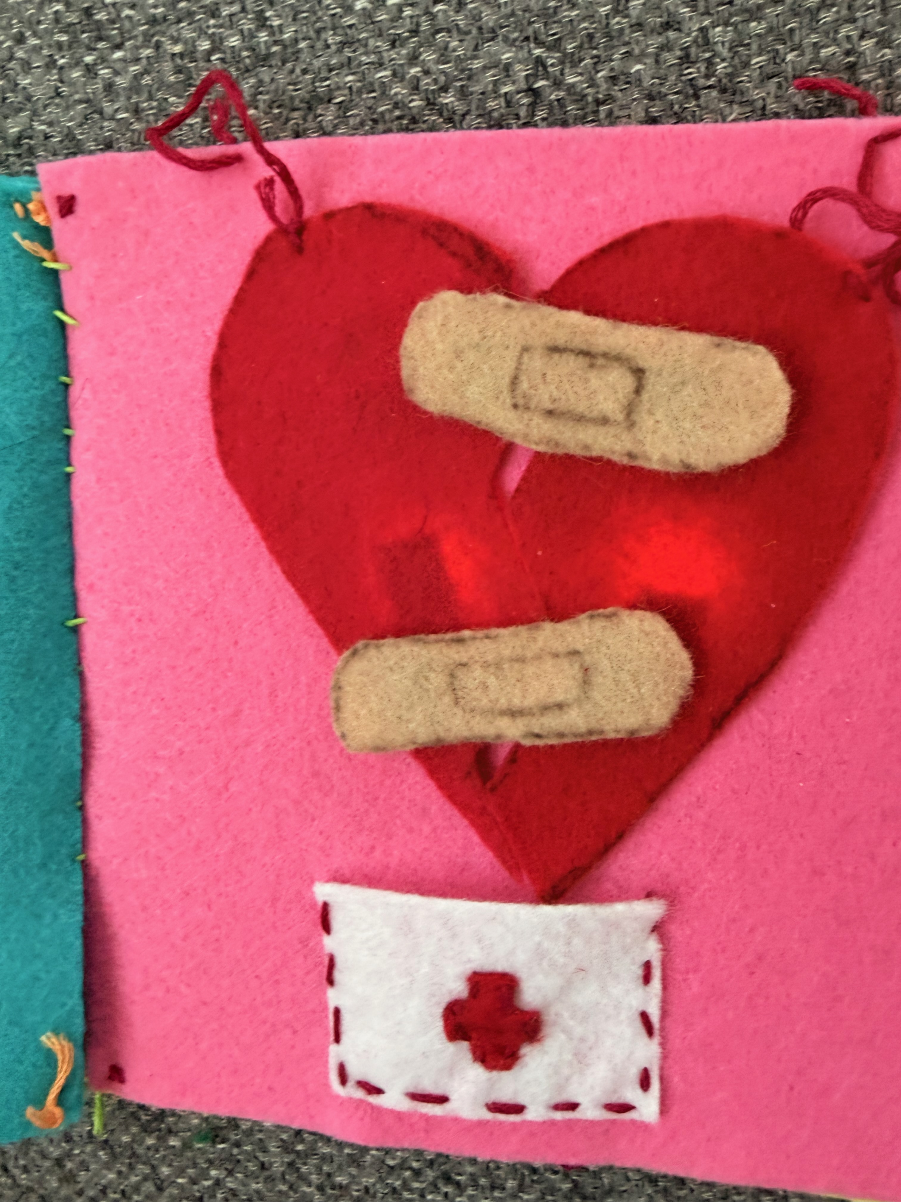 Full spread showing complete interactive experience.